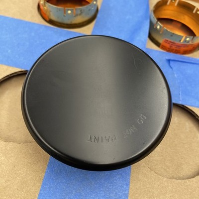 VLabel 23465A Concealed Push On Large Fire Sprinkler Cover Black