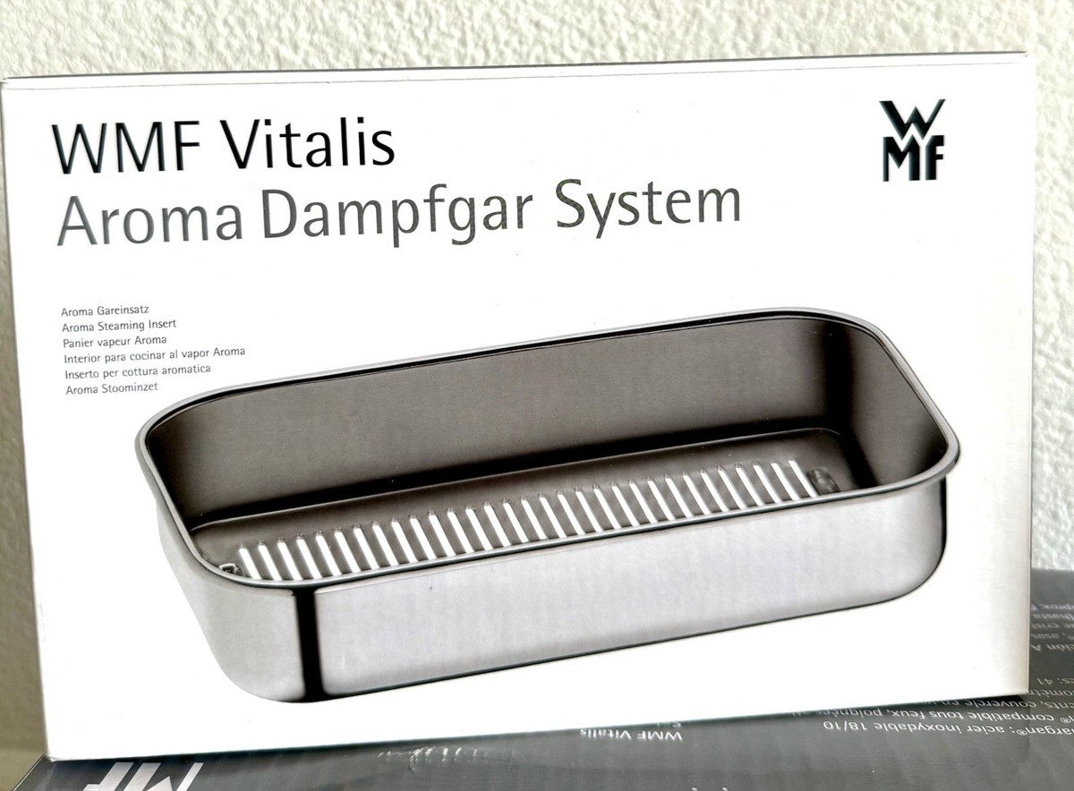 WMF Vitalis Aroma Stainless Steaming System, Roasting Dish W/ 2