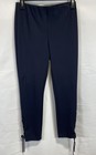 Rag & Bone Women's Black Ponte High Rise Lace Up Ankle Skinny Pants Sz 2 — photo 1