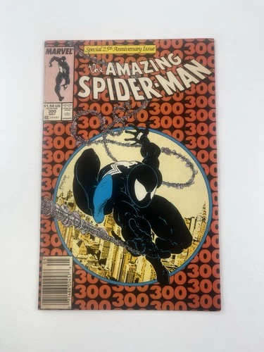 Amazing Spiderman #300 1988 Newsstand VF With Miscut Pages. 1st Full Venom.