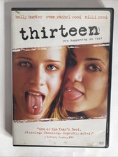 Thirteen (DVD, 2003) OOP Holly Hunter Evan Rachel Wood And Insert MINT