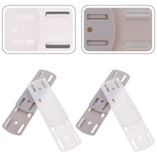 2 Pair Self-adhesive Punch-free Socket Holder Plug Holders Fixer Power Strip