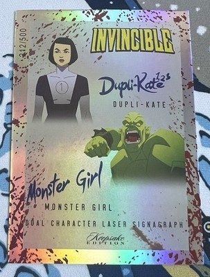 Invincible Keepsake Card - Monster Girl Dual Signagraph /500 SDCC Exclusive