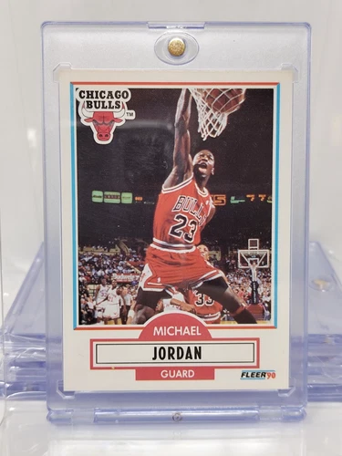 1990-91 Fleer #26 Michael Jordan Chicago Bulls HOF Raw Ungraded Basketball Card
