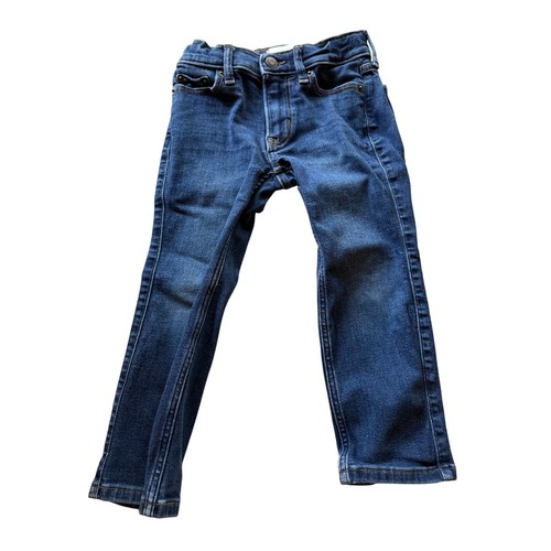 Abercrombie Kids Boys Skinny Blue Denim Jeans Size 5/6 SHORT - Picture 1 of 6
