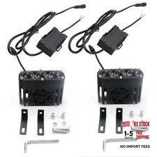 Dual Color LED Light Pods Spotlights Fog Lamp Headlight for Motorcycle Truck
