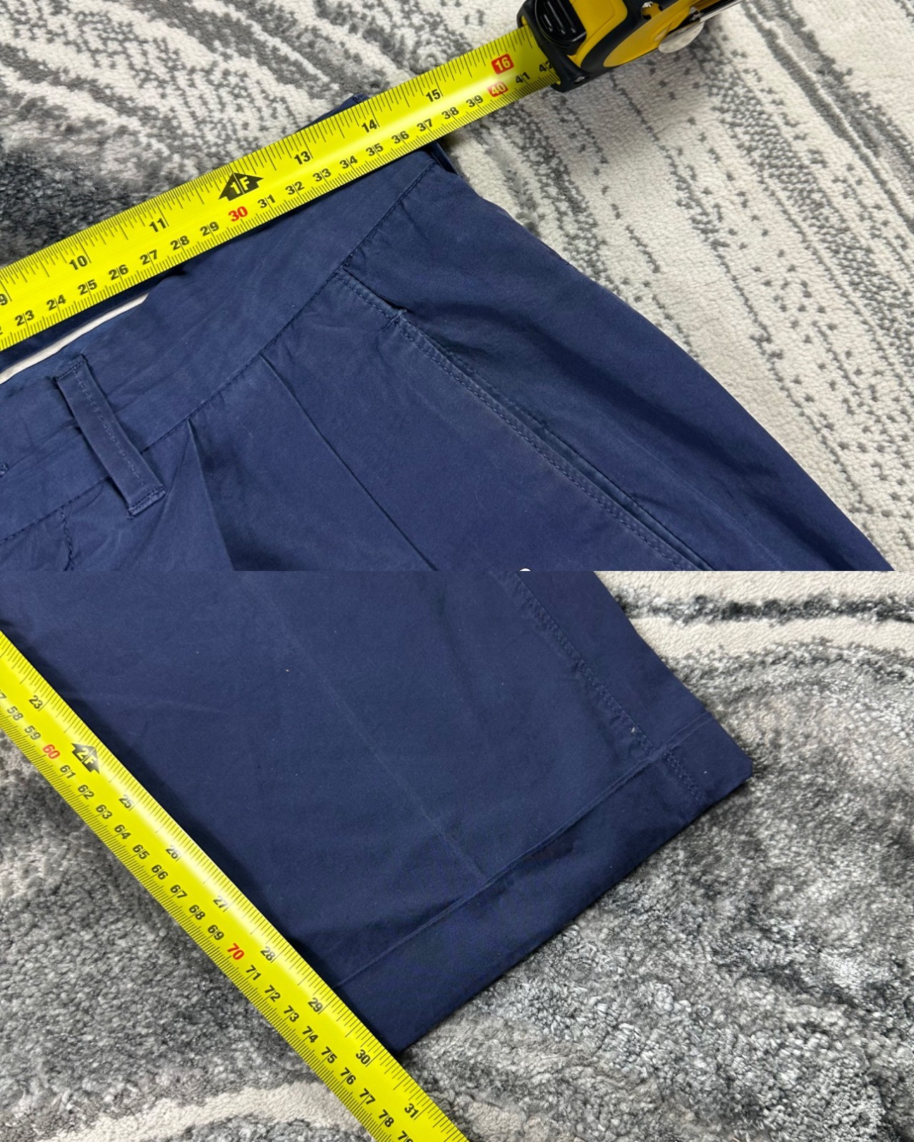 Vintage C.P Company 90's Blue Pleated Cotton Size 44 / W28 Regular Fit Trousers image 7