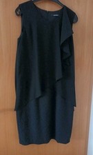 Festliches  Kleid von SWING Brautmutter Gr.40 schwarz mit Überwurf