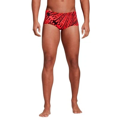 Adidas Homme Maillot de Bain Pro Fit Boxer Slip Fou Slip Performance Fluo Rouge - Photo 1/4