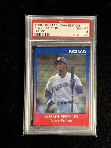 1988-89 Star Company Nova Edition Ken Griffey Jr RC XRC PROMO PSA 8 POP 29