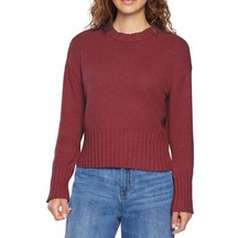 NEW Gap Crewneck Sweater WOMENS Burgundy Red Pullover SIZE SMALL