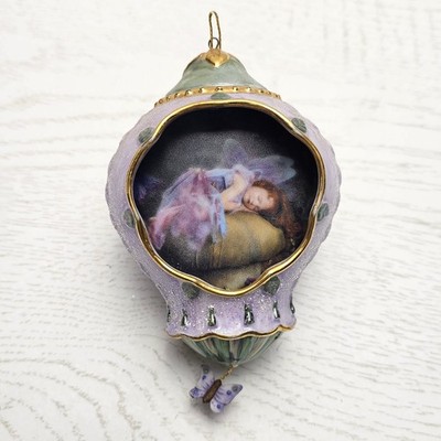 2000 Enchanted Garden Lisa Jane Dream Weaver Ornament Bradford 38571 Christmas