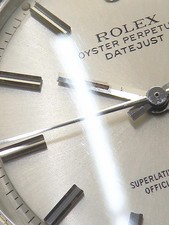 ROLEX Datejust 1603 36mm Silver Dial Stainless Steel Plastic Crystal #T173 6