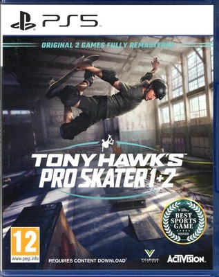 Tony Hawk's Pro Skater 1+2 for PlayStation  5