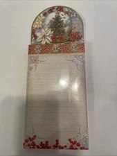 Punch Studio Magnet Notepad 75 Sheets Christmas Theme. New Sealed
