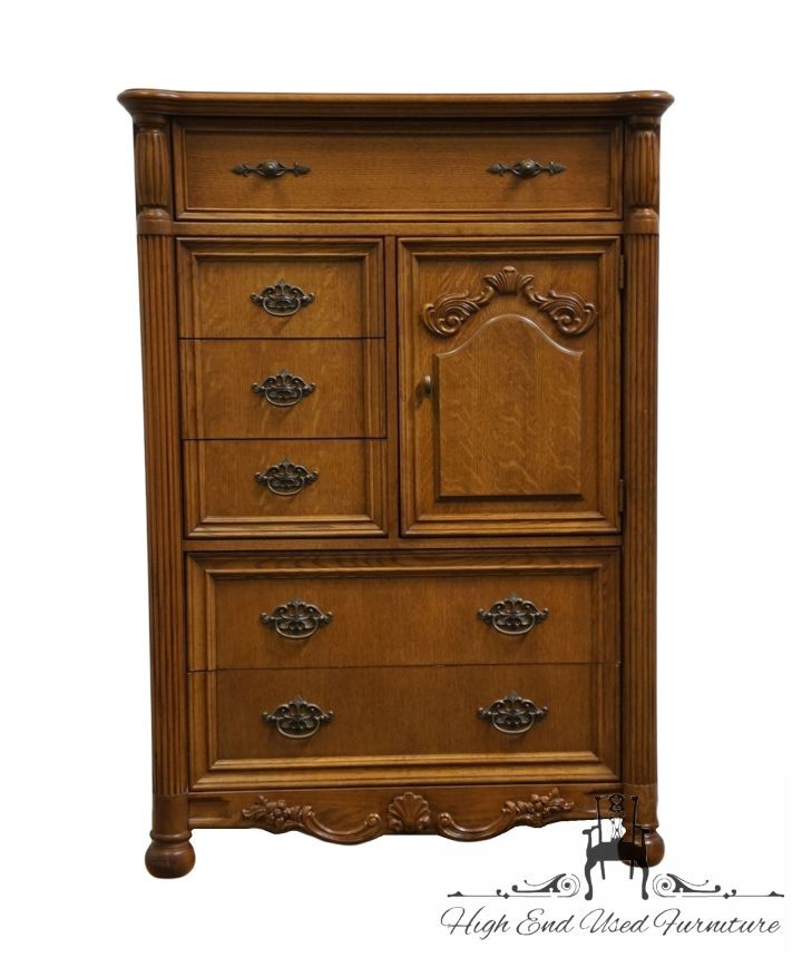 STANLEY FURNITURE Quarter Sawn Oak Victorian Inspired 37