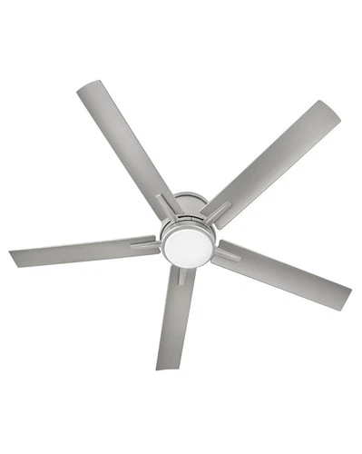 Brushed Nickel 52"Ceiling Fan from the Vail Flush Collection - Picture 2 of 3