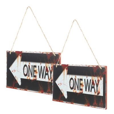  2 Pcs Deko Schild Rustikales Wandschild Heimschild Zeichen Für Wohnkultur