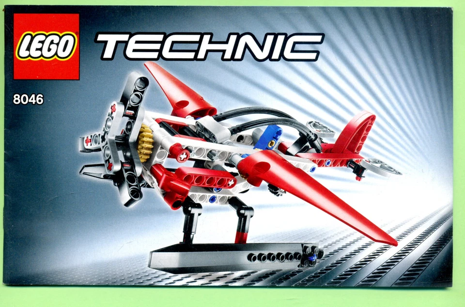 LEGO -- 8046 -- Nur Bauanleitung -- Technic -- Flugzeug -- - Bild 1 von 1
