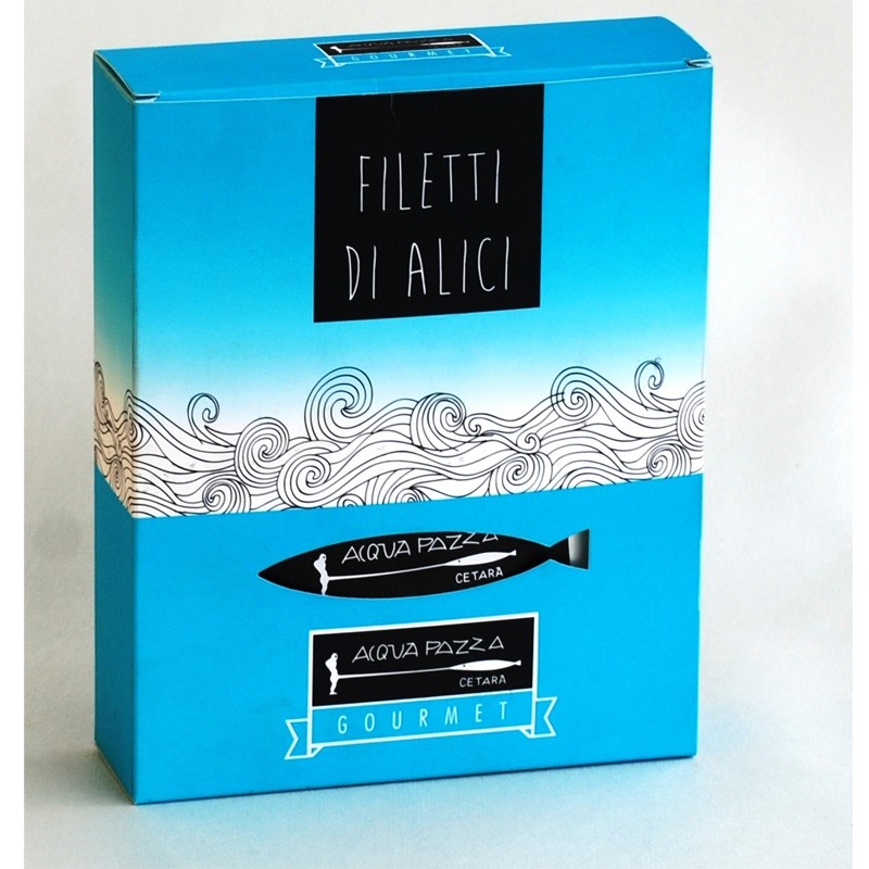 Filetti di Alici 50 Gr. - Acqua Pazza Gourmet - Offerta 5 pezzi