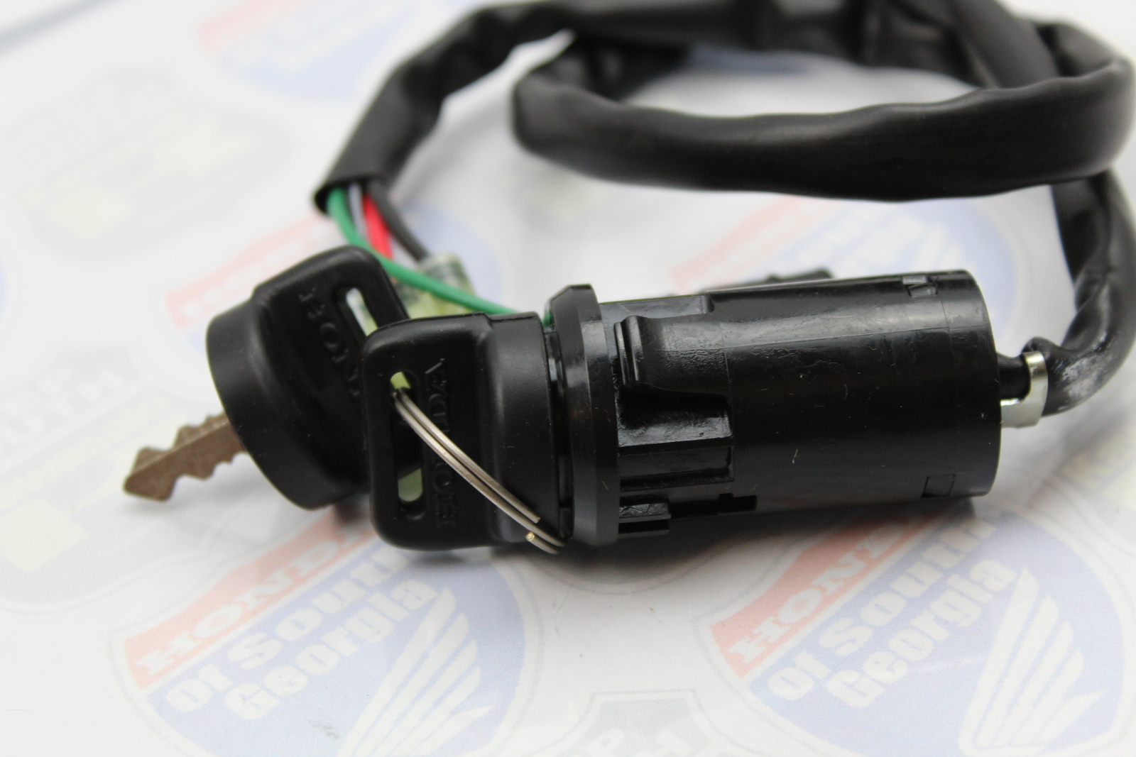Ignition Switch Key Set For Honda TRX250X ATV - Replaces 35100-HN6-A30, 35100-HM8-000 1 thumbnail image
