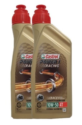 Motoröl Castrol Power 1 Racing 10W-50 4T Motorrad Öl  2 Liter