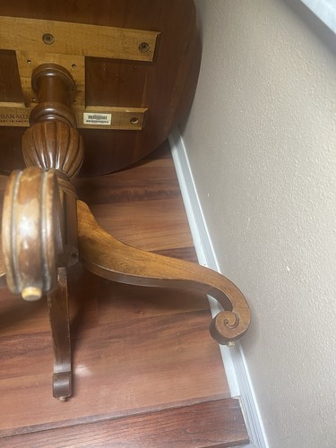 Ethan Allen Round End Table Chairside Table Regents Park End Table READ PROJECT - Picture 24 of 24