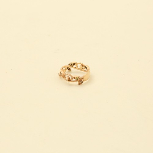 Ring mit Diamant (0,21 ct) in 14K Gold Gr. 51⁄4 | Echt Echtgold - Bild 5 von 11