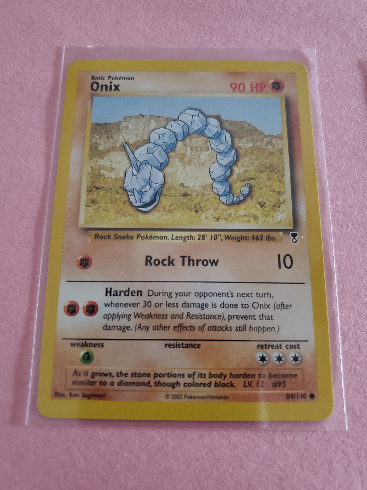 Pokemon Onix 84/110 Legendary Collection Near Mint