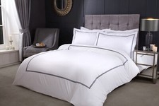 Duvet Set Embroidered Quilt Cover with Oxford Pillow Cases - Mayfair