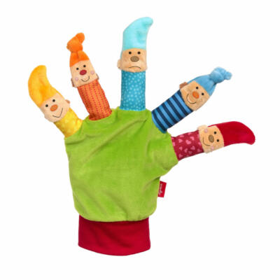 sigikid My Little Theatre glove gnome puppet theatre finger puppets toy