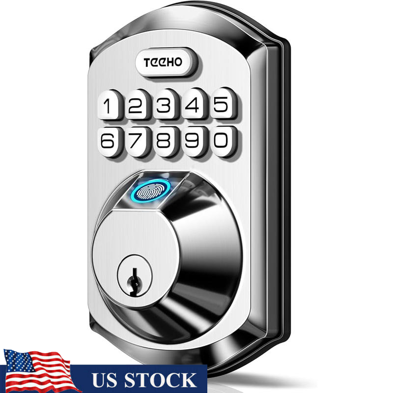 Smart Fingerprint Door Lock Keyless Entry Deadbolt Auto Lock Easy Install  