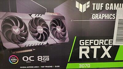 ASUS TUF Gaming GeForce RTX 3070 OC 8GB GDDR6 Graphics Card ASUS TUF Gaming GeForce RTX 3070 OC 8GB GDDR6 Graphics Card