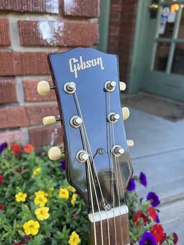 1968 Gibson B-25 N w/Orig Case~See Video~ (VG,Natural Finish, Vintage) - Picture 5 of 14