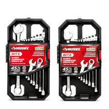 BITE SAE and Metric Combination Wrench Set 20-Piece 