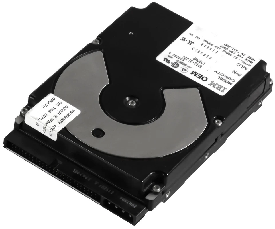 Hard Drive IBM 85G3623 DPES-31080 1GB 5400U/Min SCSI 50-pin 3.5 " Inch - Image 3 of 3