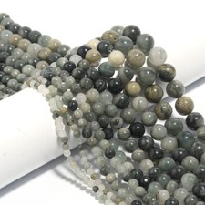 Natural Stone Green Grass Jasper Round Loose Beads Jewelry Making 4 6 8 10 12mm