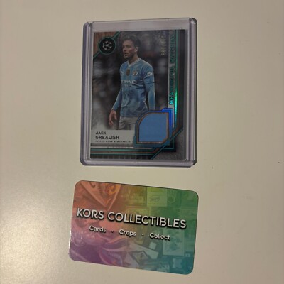Jack Grealish Museum Auto Relic Card /50 2022-23 Topps Museum