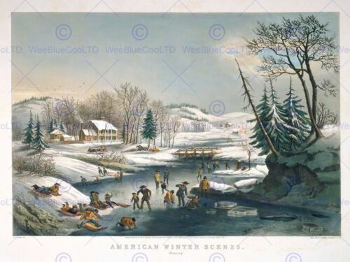 Central-Park, Winter: The Skating Pond Yale University Art