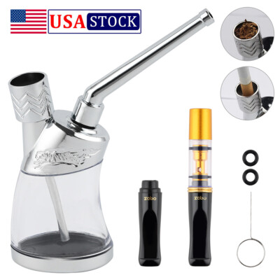 #ad #ad Portable Mini Small Water Bong Herb Smoking Pipe For Tobacco Hookah Shisha Gift $8.59