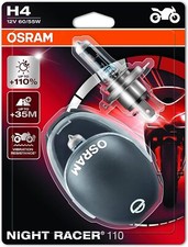 Osram NIGHT RACER 110 H4, Motorcycle Lamps, 6...