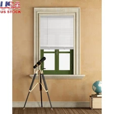 Cordless Vinyl Light Filtering Mini Blinds 1 Inch Slat Durable Easy Install New