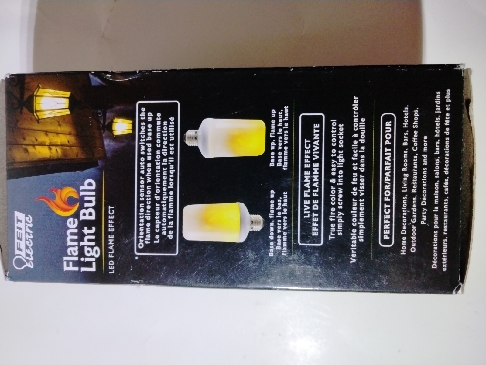 Feit Electric 3-Watt T60 Flame Design LED Light Bulb Soft White 🔥 | eBay