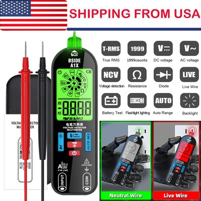 LED Digital Multimeter Tester Voltage Detector DC/AC Voltage Resistance Detector