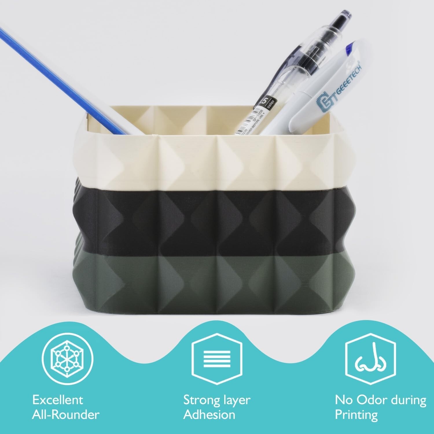 Geeetech PETG 3D Drucker Filament 1.75mm 1kg Orange Hochwertig langlebig PETG DE - Bild 2