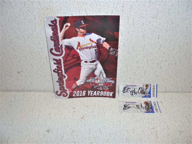Springfield Cardinals 2016 Yearbook w/ Signed Ticket Stubs (St. Louis AA Team) | eBay
