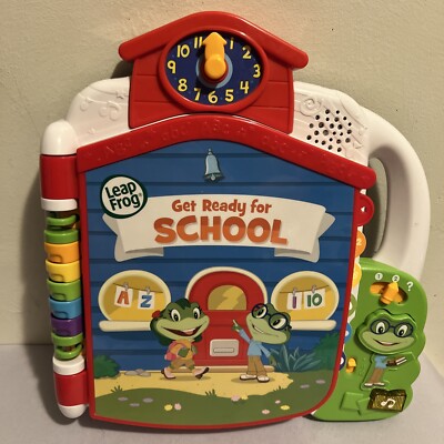 Leap Frog Tad's Get Ready For School Sound Interactive Book Learning Toy