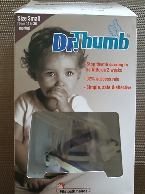 Dr. Thumb stop thump sucking small 12-36 months neuwertig
