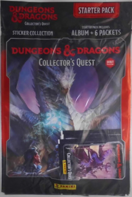 Panini Dungeons &Dragons Collectors Quest Debut Stickers Collection Starter pack