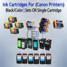 Canon Cartidges Ink Black / Color 240XL 241XL 245 246 270 280 XL lot All Printer